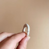 Anillo de Porcelana blanco - pieza única