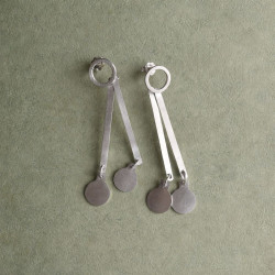 PENDIENTES colgantes de plata